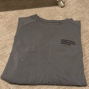Alphalete shirt in gray, size medium